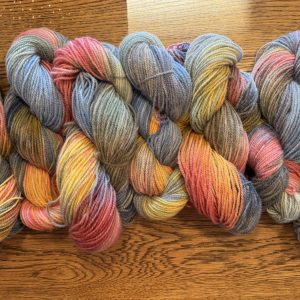 Hand Dyed Yoke Yarn for the Cape Cod Sweater - DK/Worsted Weight