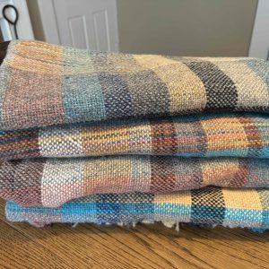 Handwoven Wool Throw Blankets